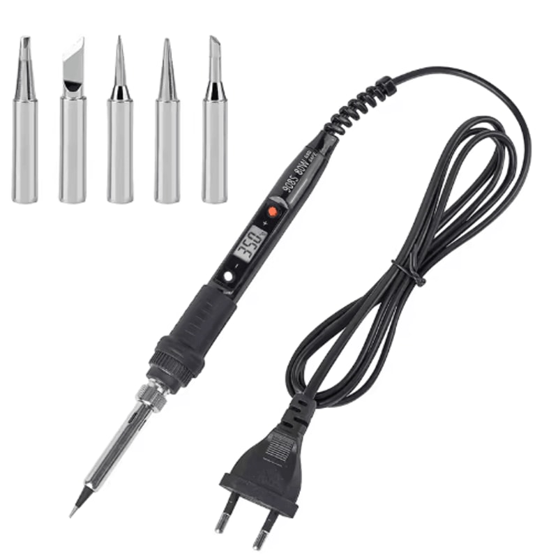 JCD 80W Digital Soldering Iron With LCD Display Adjustable Temperature 2