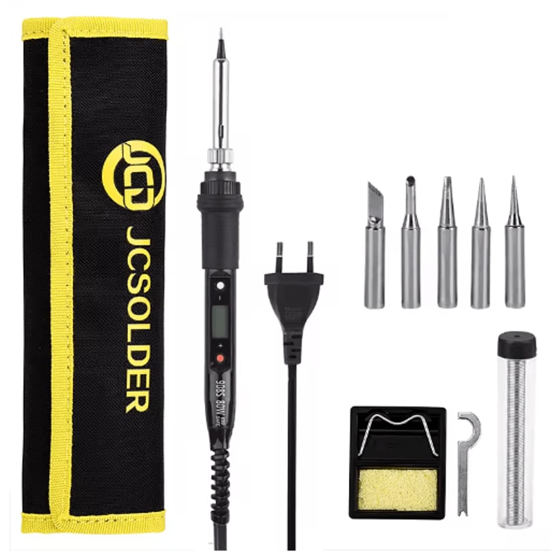 JCD 80W Digital Soldering Iron With LCD Display Adjustable Temperature 3