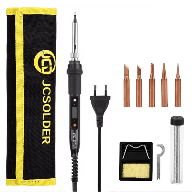 JCD 80W Digital Soldering Iron With LCD Display Adjustable Temperature 4