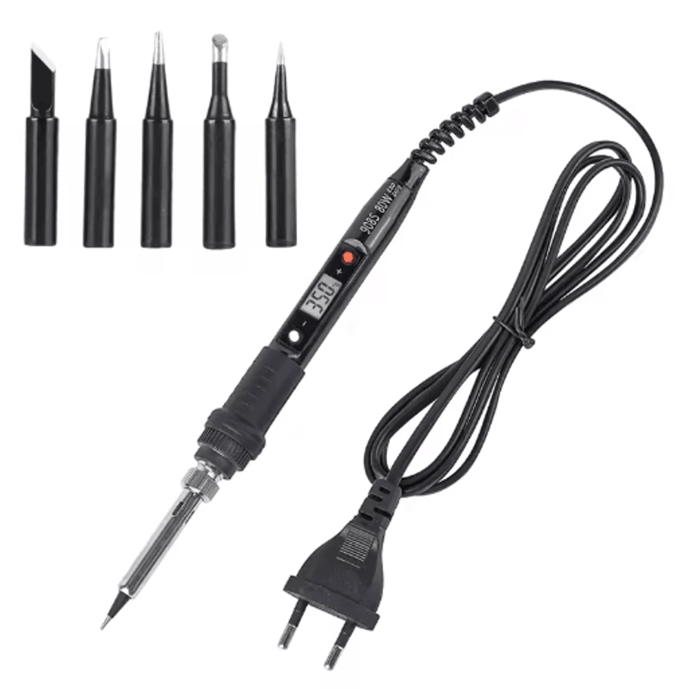 JCD 80W Digital Soldering Iron With LCD Display Adjustable Temperature 6
