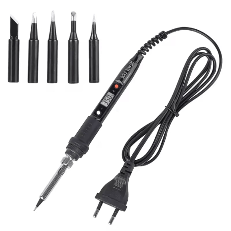 JCD 80W Digital Soldering Iron With LCD Display Adjustable Temperature 6