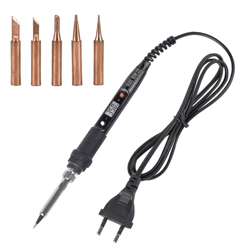 JCD 80W Digital Soldering Iron With LCD Display Adjustable Temperature 7