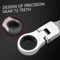 Universal Flexible Ratchet Wrench With Reversible Head For Automotive DIY Use 2