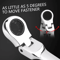 Universal Flexible Ratchet Wrench With Reversible Head For Automotive DIY Use 3