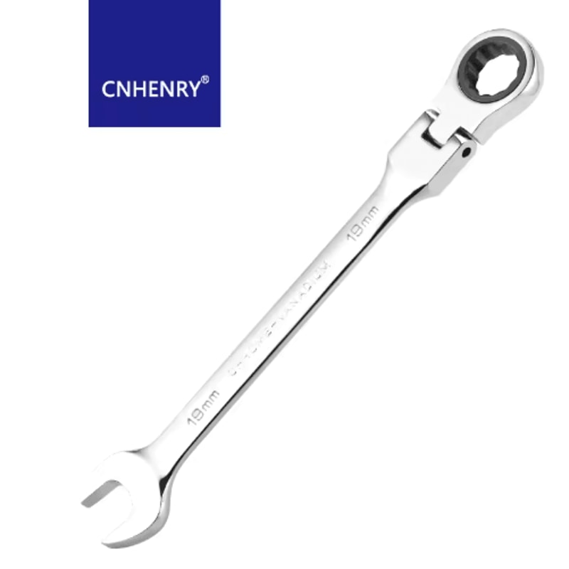 Universal Flexible Ratchet Wrench With Reversible Head For Automotive DIY Use 4