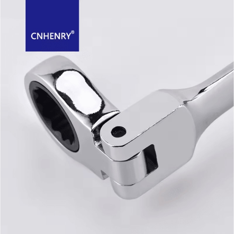 Universal Flexible Ratchet Wrench With Reversible Head For Automotive DIY Use 5