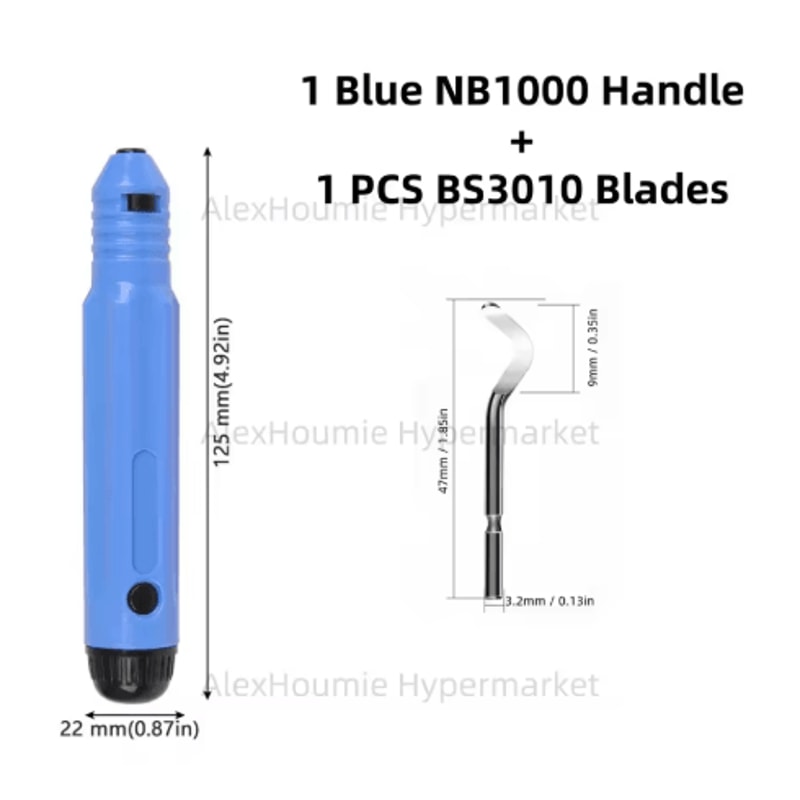 NB1100 Rotary Deburring Tool With BS1010 Blades For Wood Plastic 18