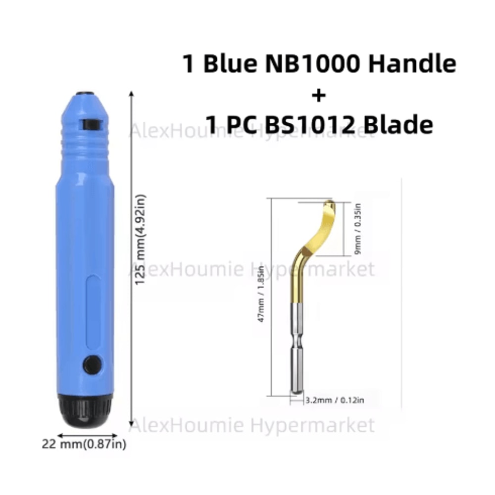 NB1100 Rotary Deburring Tool With BS1010 Blades For Wood Plastic 23