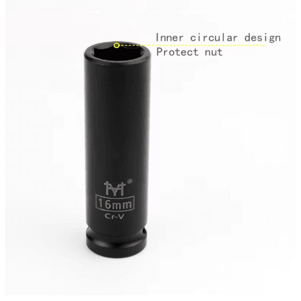 12 Drive Deep Impact Socket Set Metric 1038mm For Auto Truck Repair 3