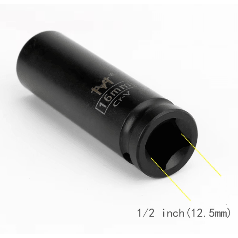 12 Drive Deep Impact Socket Set Metric 1038mm For Auto Truck Repair 4