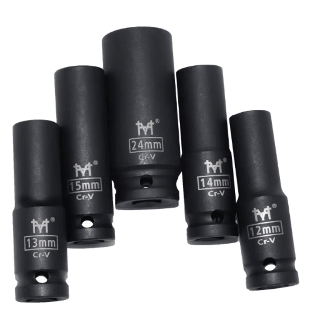 12 Drive Deep Impact Socket Set Metric 1038mm For Auto Truck Repair 0