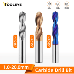 tooleye tungsten steel carbide drill bits for precision metalworking (1.0–20.0mm)