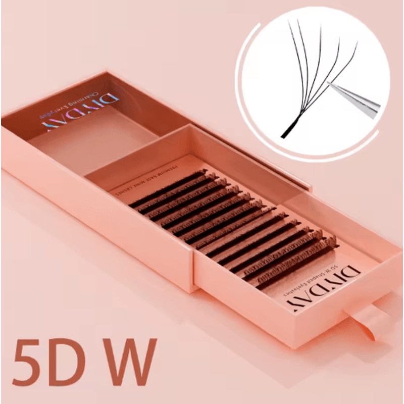 DIYDAY W Shape Bloom Pre Made Fan Lash Extensions 3D To 8D 1