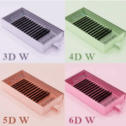 diyday w shape bloom pre made fan lash extensions 3d to 8d
