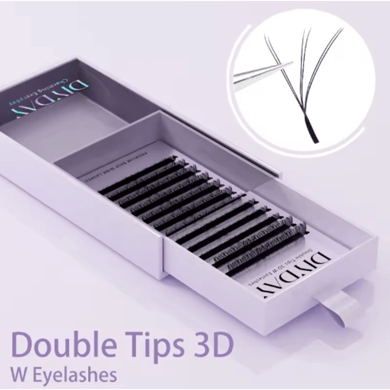 DIYDAY W Shape Bloom Pre Made Fan Lash Extensions 3D To 8D 3