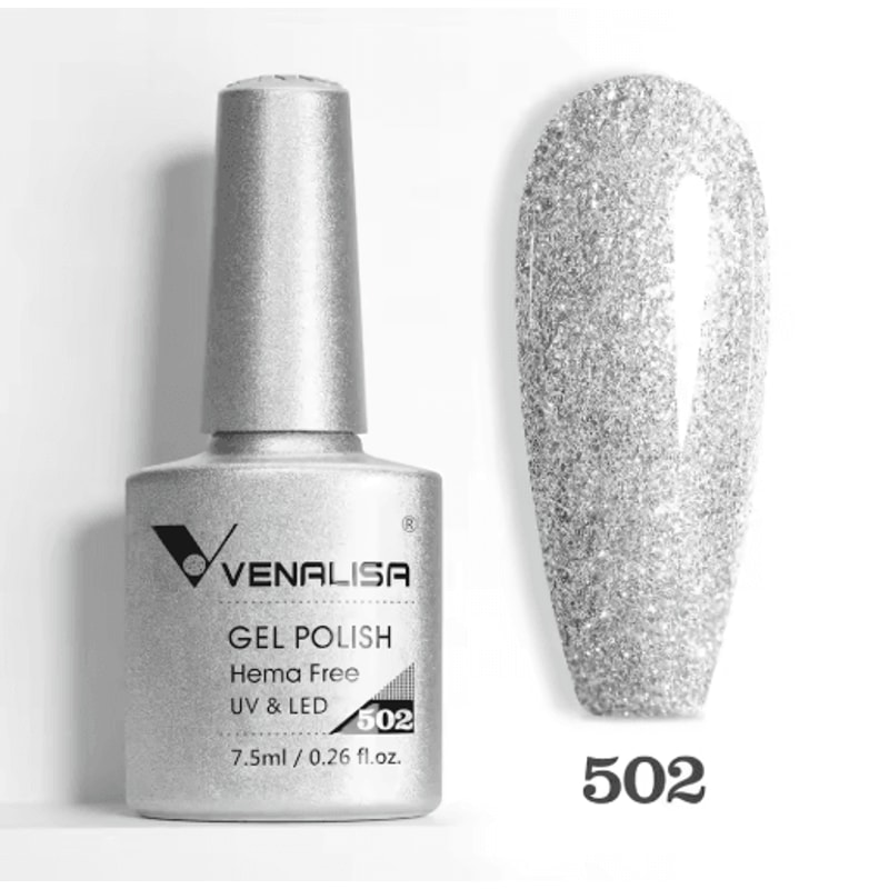 Venalisa HEMA And TPO Free Glitter Gel Nail Polish Jelly Pink Nude Collection 27