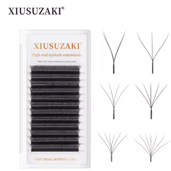 xiusuzaki w shaped bloom premade fan lash extensions 2d to 8d yy style