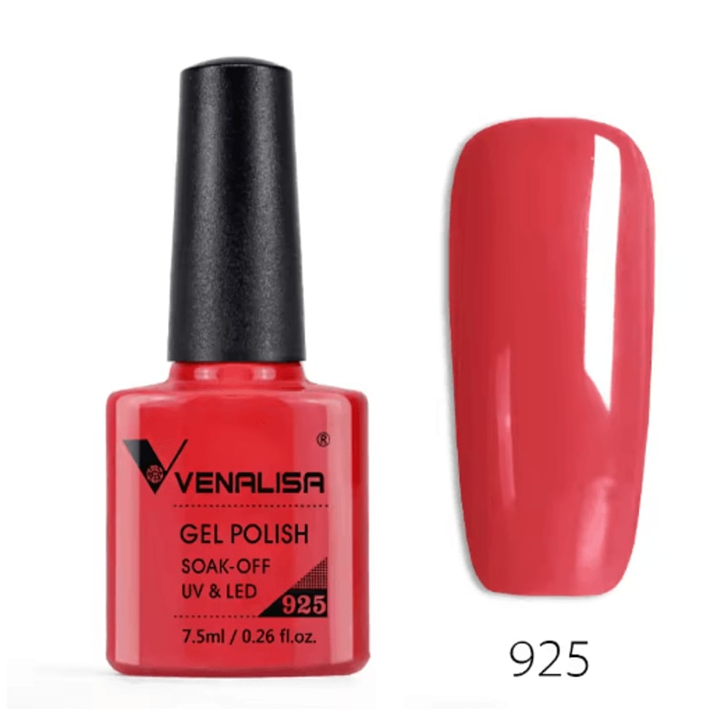 VENALISA Semi Permanent Gel Nail Polish 120 Color Glitter Collection 7 Point 5ml 7