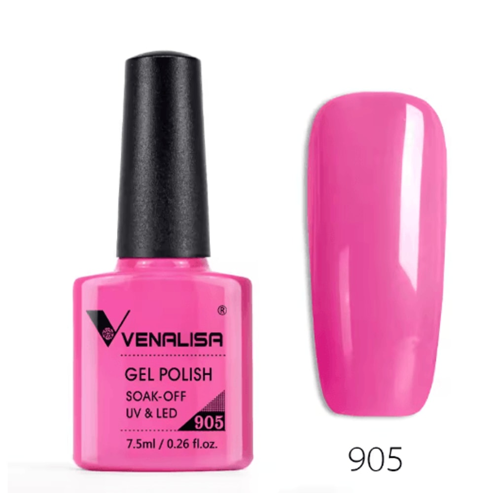 VENALISA Semi Permanent Gel Nail Polish 120 Color Glitter Collection 7 Point 5ml 25