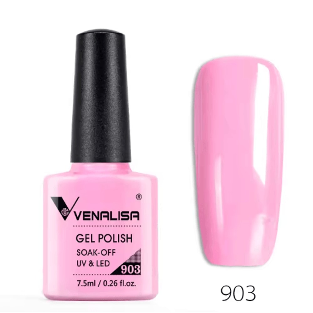 VENALISA Semi Permanent Gel Nail Polish 120 Color Glitter Collection 7 Point 5ml 27
