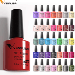 venalisa semi permanent gel nail polish 120 color glitter collection 7 point 5ml