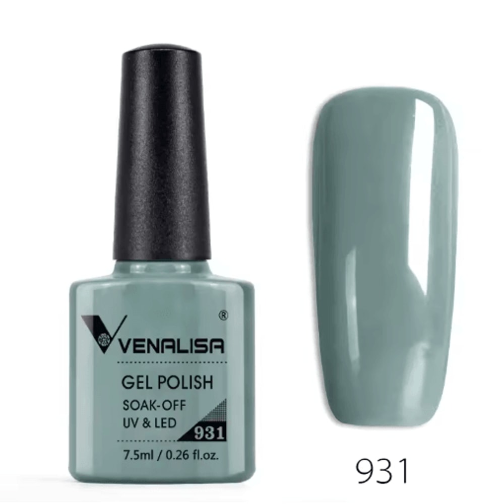 VENALISA Semi Permanent Gel Nail Polish 120 Color Glitter Collection 7 Point 5ml 1