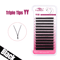 FADVAN YY Shape Faux Mink Premade Volume Lashes For Fox Eyes Black And Brown 1