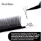 DeceMars 3D W Shaped Individual Lash Extensions With C D Curl 3 Tip 4