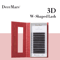 DeceMars 3D W Shaped Individual Lash Extensions With C D Curl 3 Tip 5