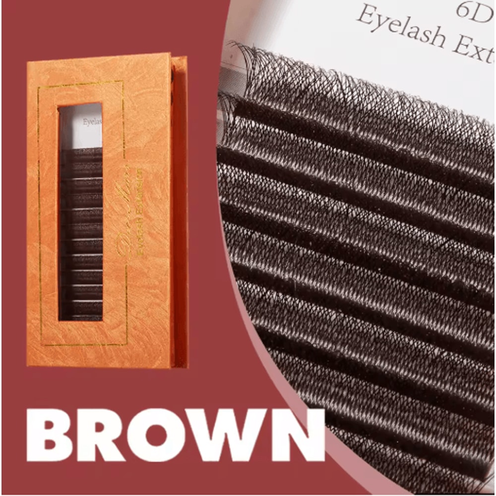 DeceMars 6D W Shaped Eyelash Extensions Soft Volume Individual Lashes 1