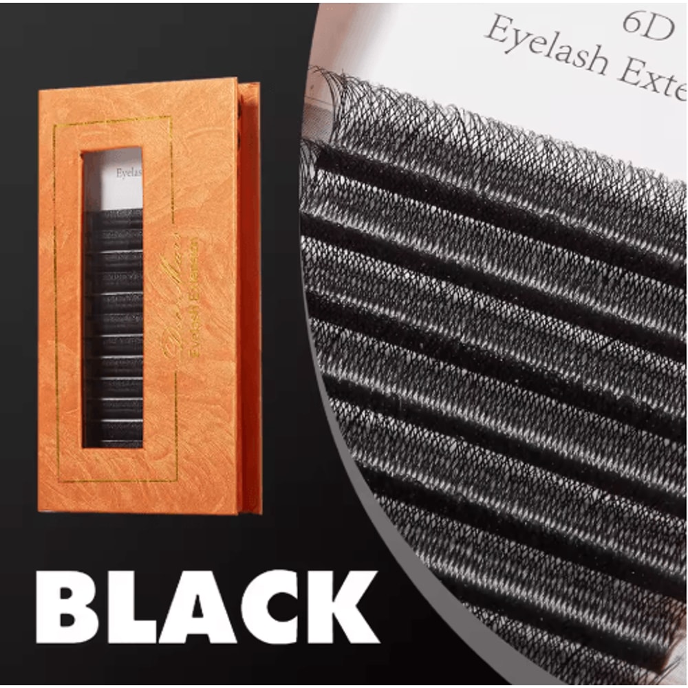 DeceMars 6D W Shaped Eyelash Extensions Soft Volume Individual Lashes 2