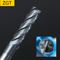ZGT HRC50 Alloy Carbide End Mill Set 4Flute Tungsten Steel Milling Cutters 416mm 5