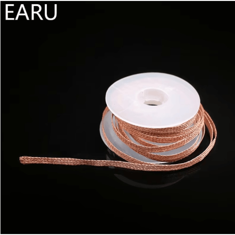 AN Desoldering Braid Solder Wick Wire FluxInfused 1mm4mm 15m 3m 1