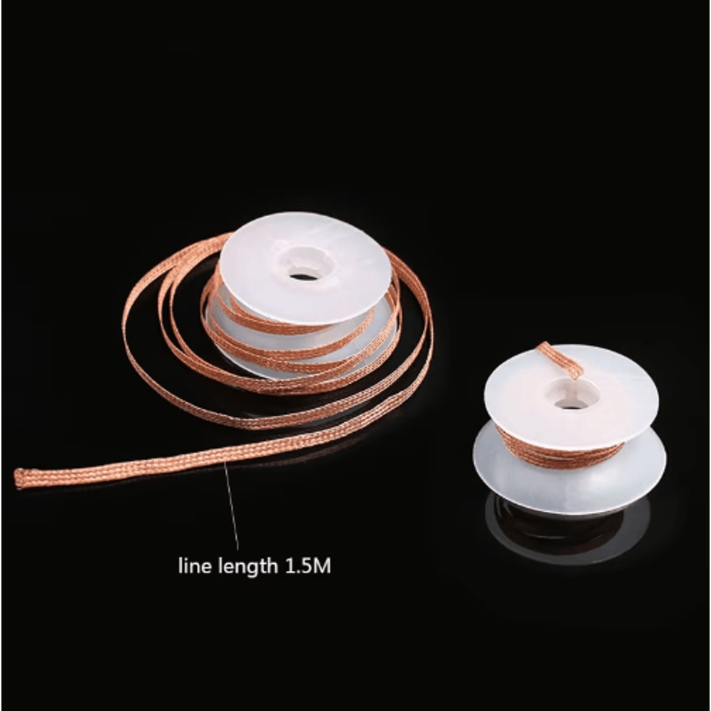 AN Desoldering Braid Solder Wick Wire FluxInfused 1mm4mm 15m 3m 2