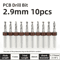 TOOLEYE Micro PCB Drill Bit Set 10pcs Precision CNC Drills 013175mm 18 Shank 2
