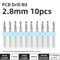 TOOLEYE Micro PCB Drill Bit Set 10pcs Precision CNC Drills 013175mm 18 Shank 3