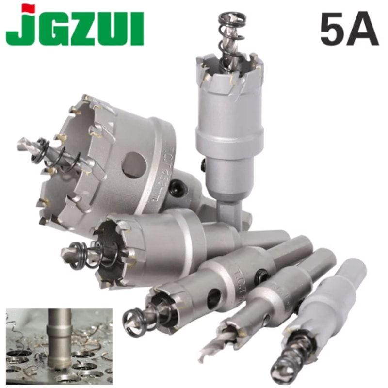 5A TCT Carbide Tip Hole Saw Cutter For Stainless Steel Metal 12150mm 5