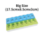 Weekly Portable Pill Organizer 7Day Travel Medicine Case With 14 Compartments 1