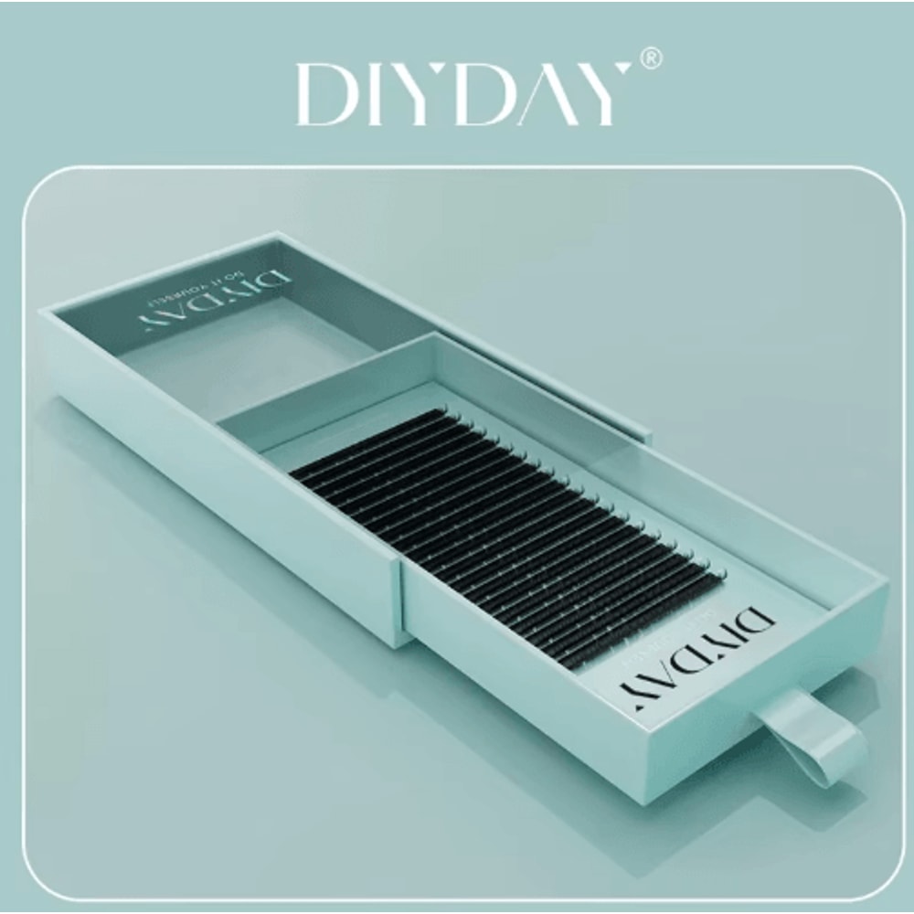 DIYDAY LongLength Classic Individual Lash Extensions Matte Black Faux Mink 4