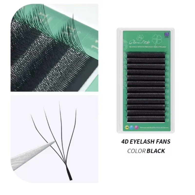 GLAMLASH 4D5D WShaped Premade Volume Lash Extensions Soft Faux Mink 3