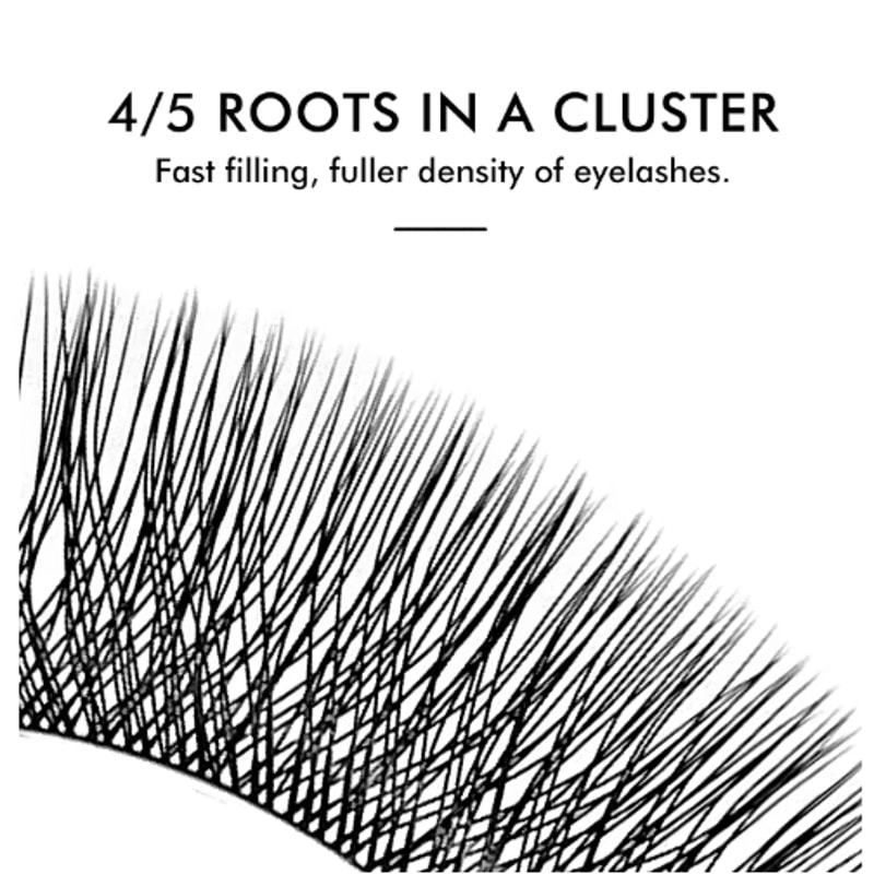 NATUHANA WShaped 4D5D Premade Volume Lash Extensions Soft Natural Faux Mink 8