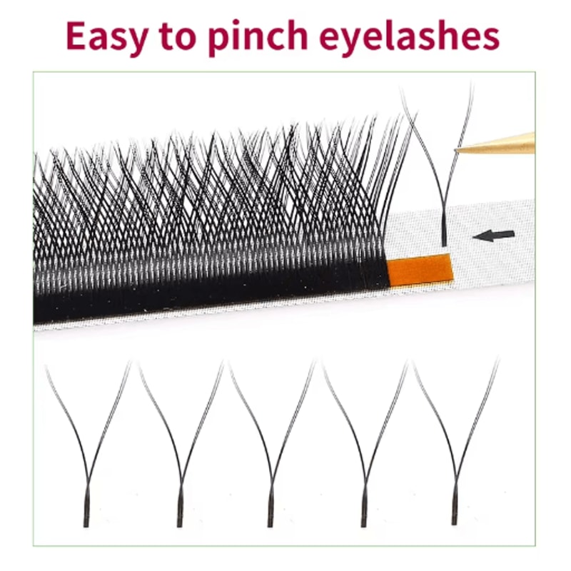 MARIA YY Volume Eyelash Extensions ML Curl YWire Russian Lashes 7mm 4