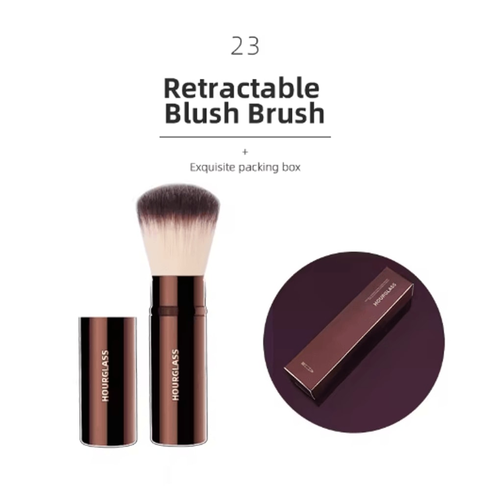 Hourglass Makeup Brush Set For Face Eyes Precision Sculpting Essentials 1