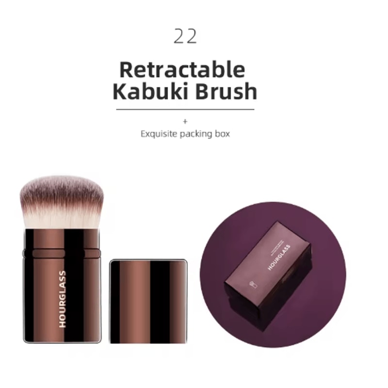 Hourglass Makeup Brush Set For Face Eyes Precision Sculpting Essentials 2