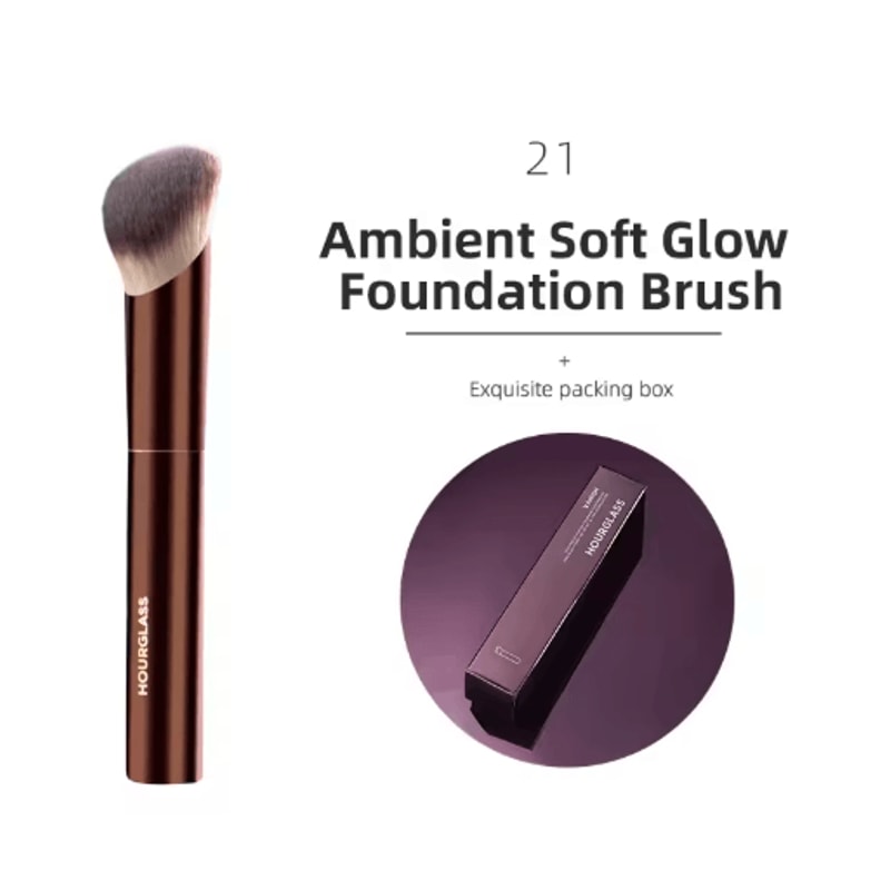 Hourglass Makeup Brush Set For Face Eyes Precision Sculpting Essentials 3