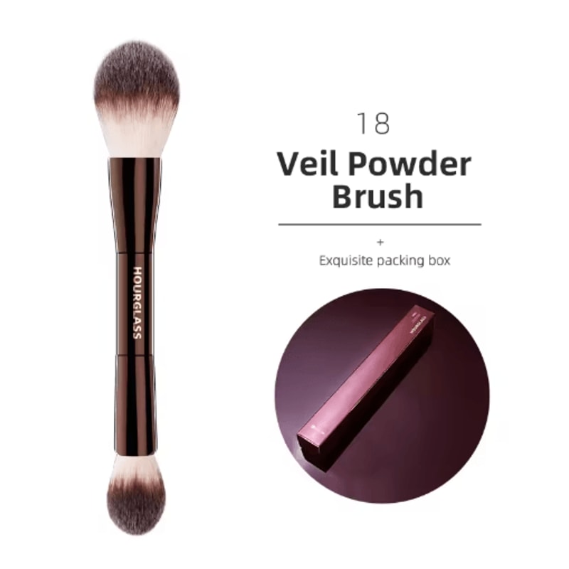 Hourglass Makeup Brush Set For Face Eyes Precision Sculpting Essentials 6