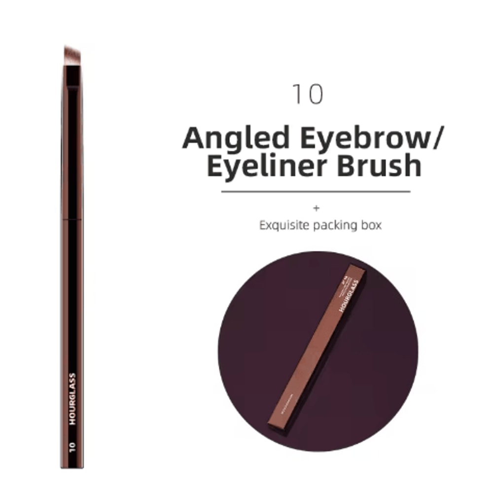 Hourglass Makeup Brush Set For Face Eyes Precision Sculpting Essentials 13