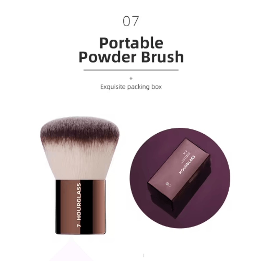 Hourglass Makeup Brush Set For Face Eyes Precision Sculpting Essentials 16