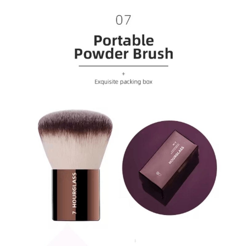 Hourglass Makeup Brush Set For Face Eyes Precision Sculpting Essentials 16