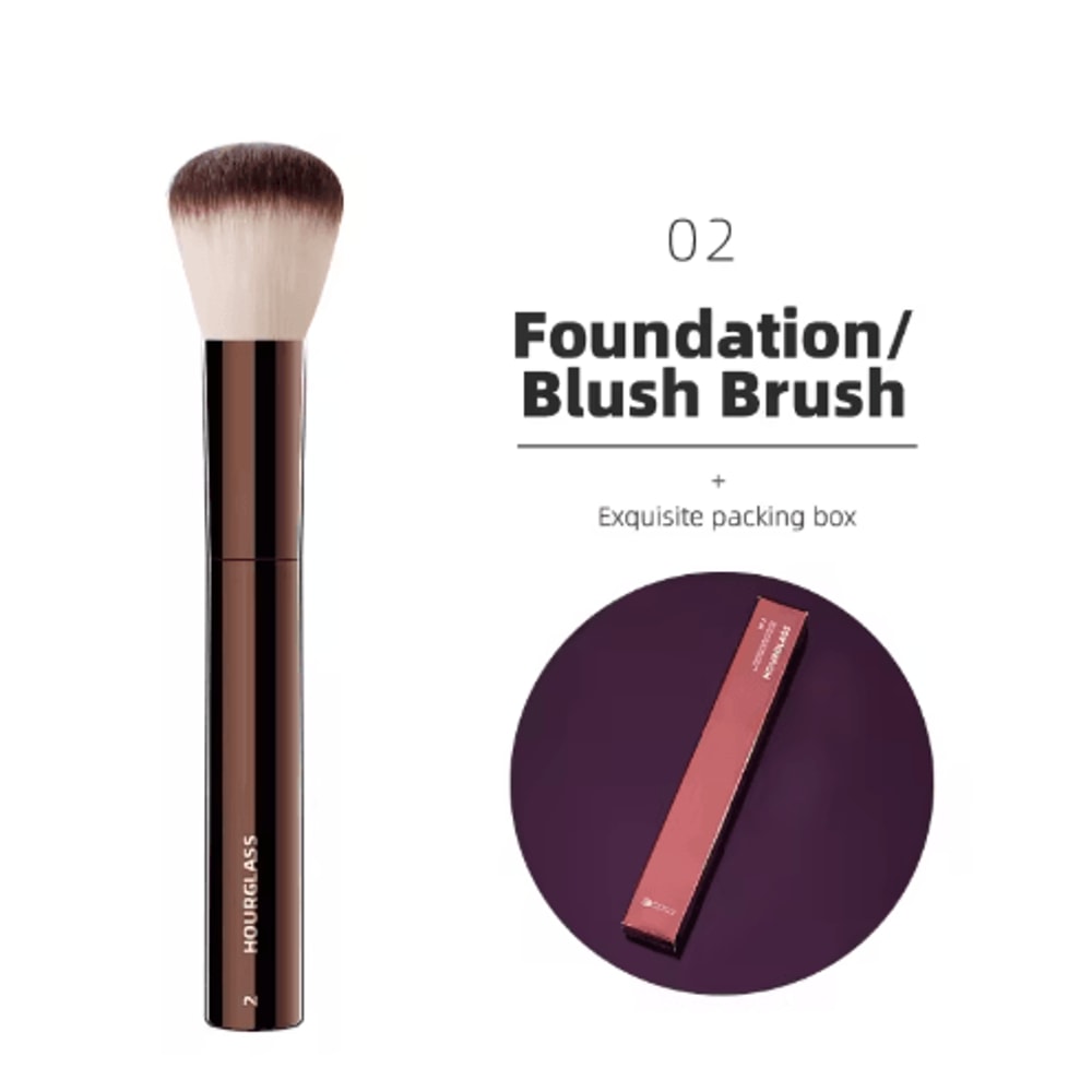 Hourglass Makeup Brush Set For Face Eyes Precision Sculpting Essentials 21